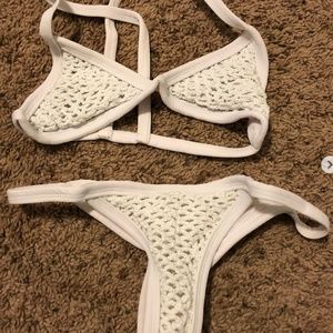 Posh Pua Swim - POSH PUA WHITE CROCHET Bikini Posh Pua Swim - POSH PUA WHITE CROCHET Bikini